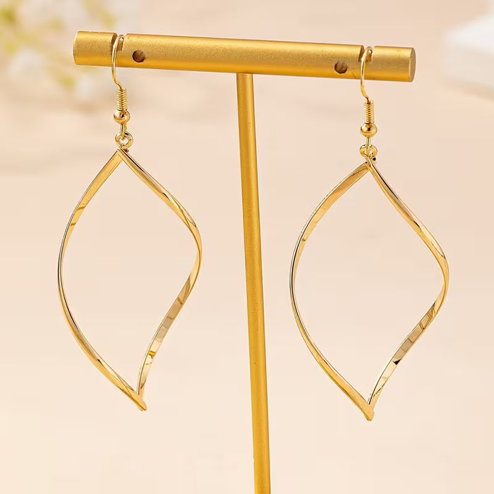 1 par de aretes de diseño de nicho, minimalista, de moda, geométricos
