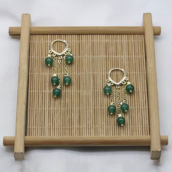 Pendientes de Borla para Mujer, Joyería Colgante para Regalo de Aniversario, Fiesta de Bodas