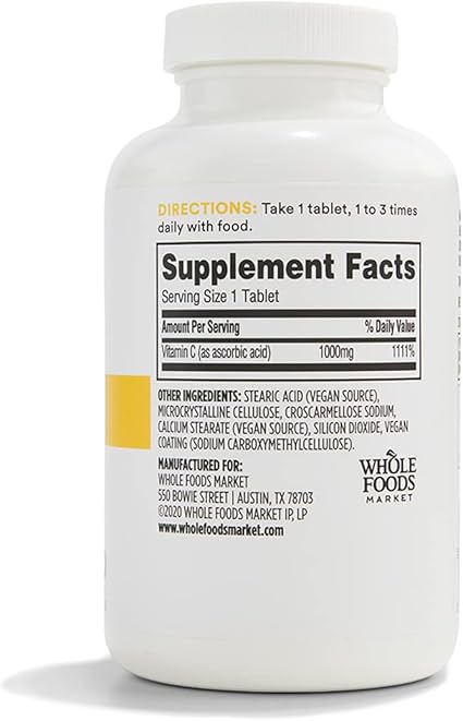 365 Valor diario, Vitamina C 1000 miligramos - Quierox - Tienda Online