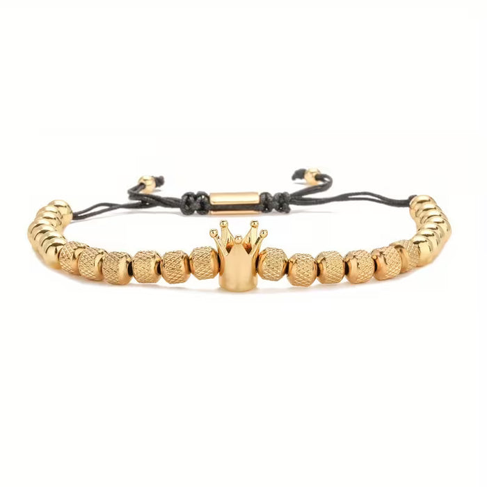 1 pieza de pulsera retro europea y americana con corona