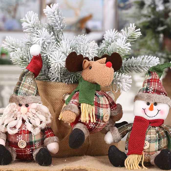 3pcs de Muñecos - Suministros de Decoración Navideña Adornos para Árbol de Navidad