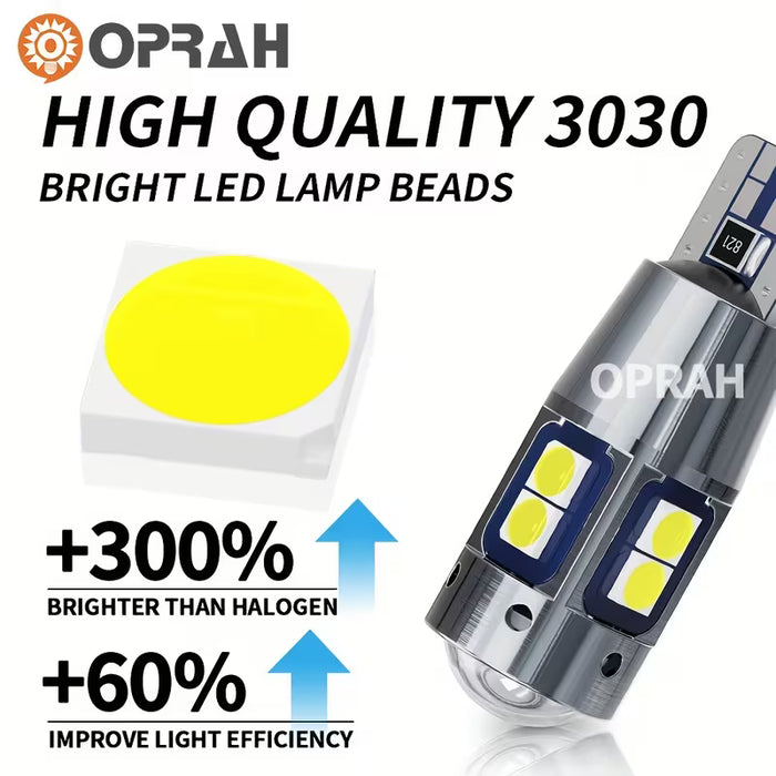 2 bombillas LED T10 para interior