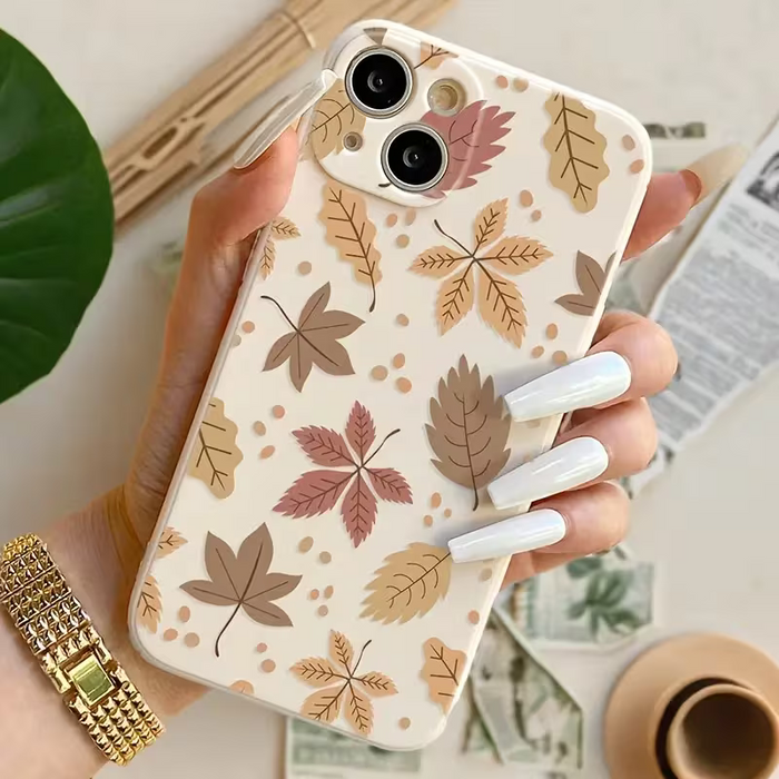 Funda para Teléfono  con un Patrón de Hojas de Otoño, para Iphone XR