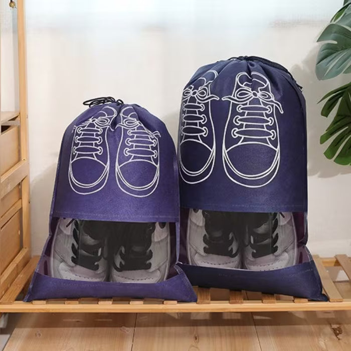 Juego de 2 bolsas de almacenamiento para zapatos de viaje