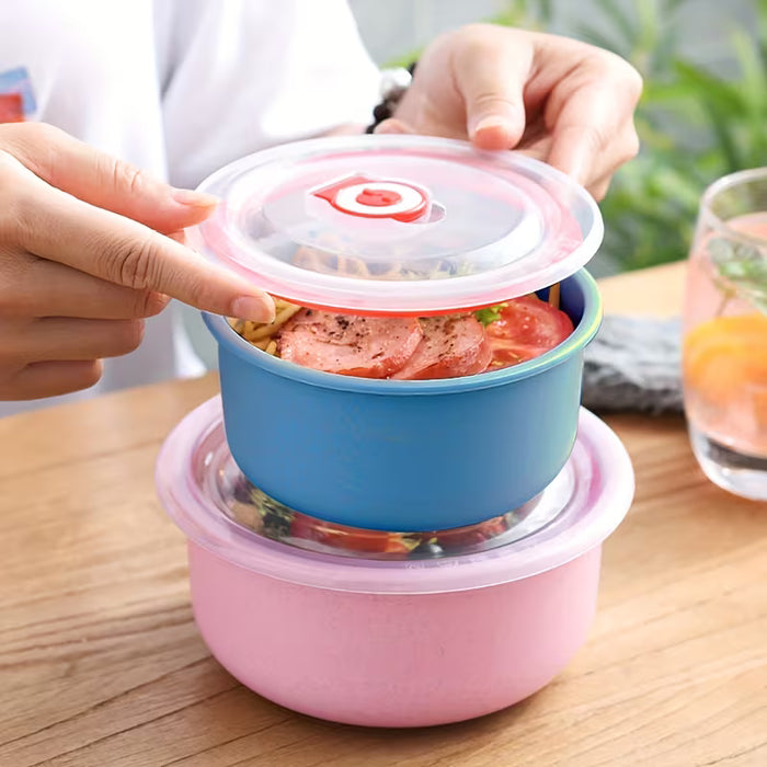 Juego de 3 recipientes herméticos para almacenar alimentos
