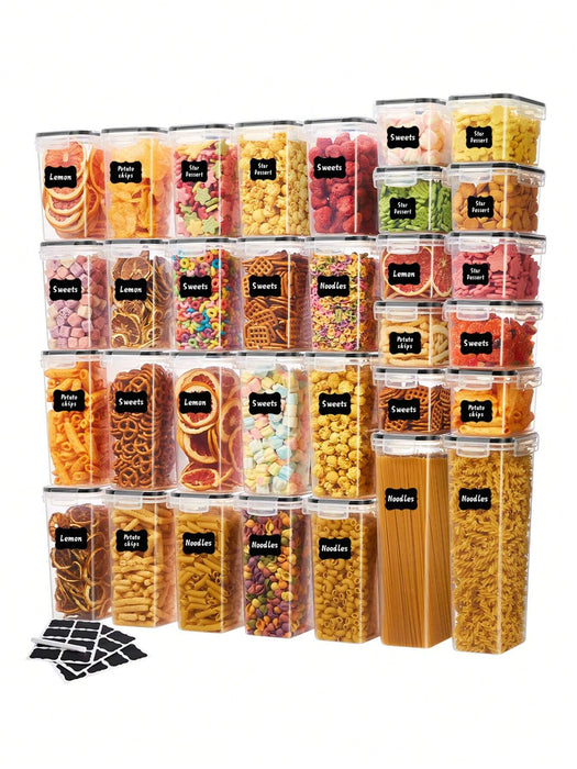 SHEIN 7 recipientes herméticos para almacenar alimentos con tapas