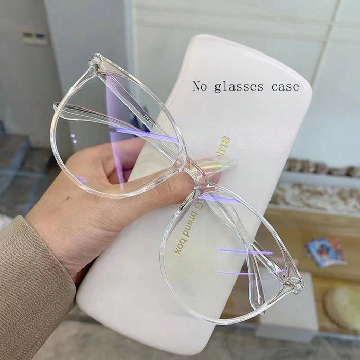 3 pares de gafas de moda sin graduación, con lentes transparentes, unisex