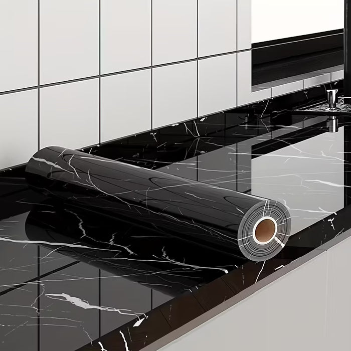 Un Rollo de Pegatinas Autoadhesivas para Cocina, Impermeables y Resistentes al Aceite