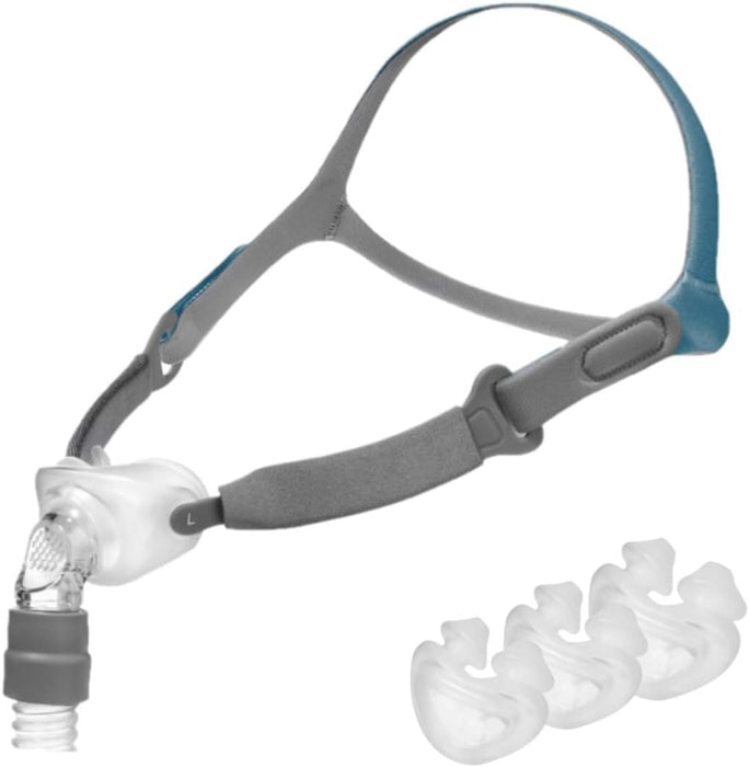 3B Medical Rio II - Paquete de iniciación de máscara de almohada nasal (S, M, L), transparente - Quierox - Tienda Online