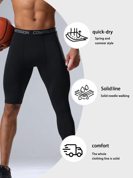Pantalones Cortos Largos para Hombre con Cinturilla de Letras y Cordón Ajustable, Deportivos