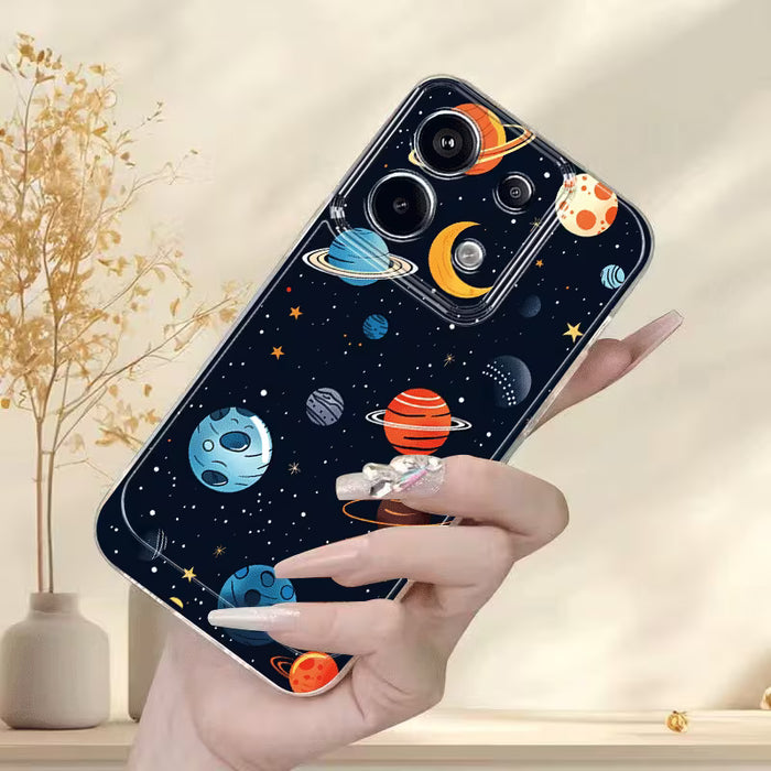 Funda para teléfono: Funda con diseño de planetas cósmicos para Iphone 12 Pro max