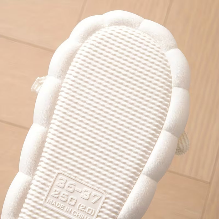 Zapatillas De Plataforma Deslizantes Lindas De Conejo Kawaii Para Mujeres