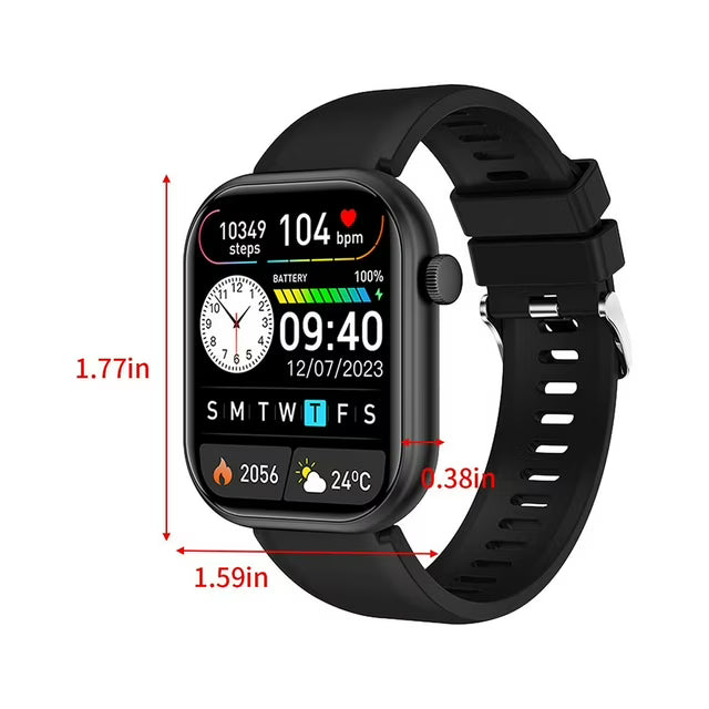 Reloj inteligente con pantalla clara para recordatorio de llamadas entrantes