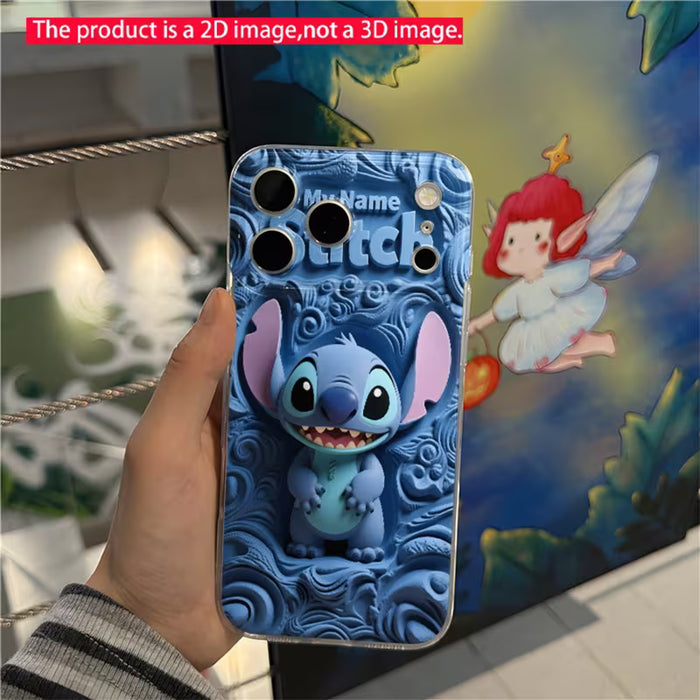 Funda para teléfono  2D Disney Stitch "Mi nombre es Stitch", compatible con iPhone 11