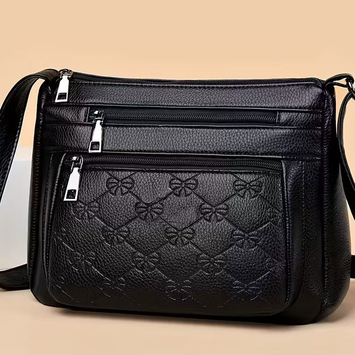 Bolso casual bandolera cuadrado acolchado para damas
