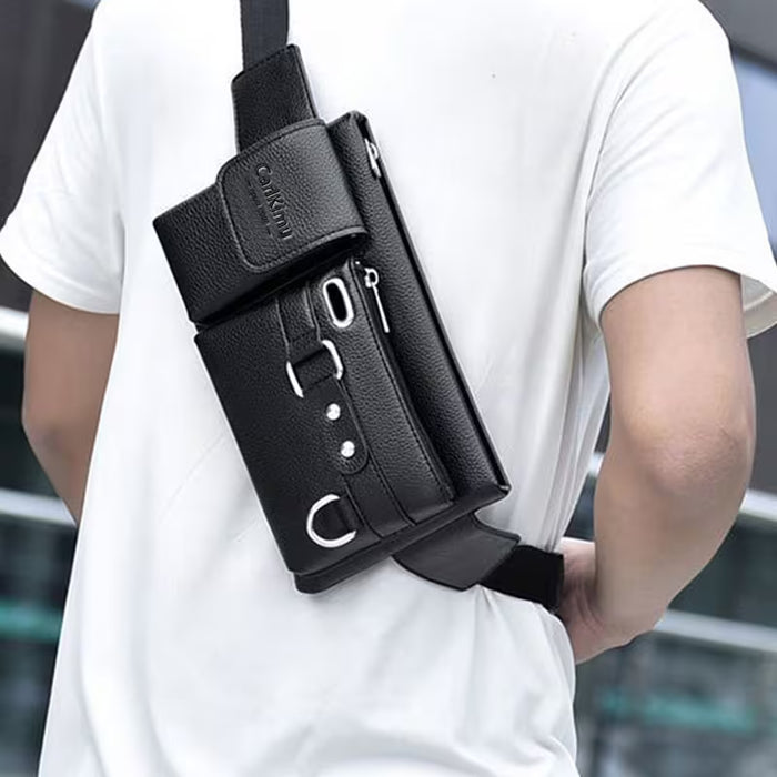Riñonera para hombre - [1 riñonera + 1 colgante] Apta para primavera y verano