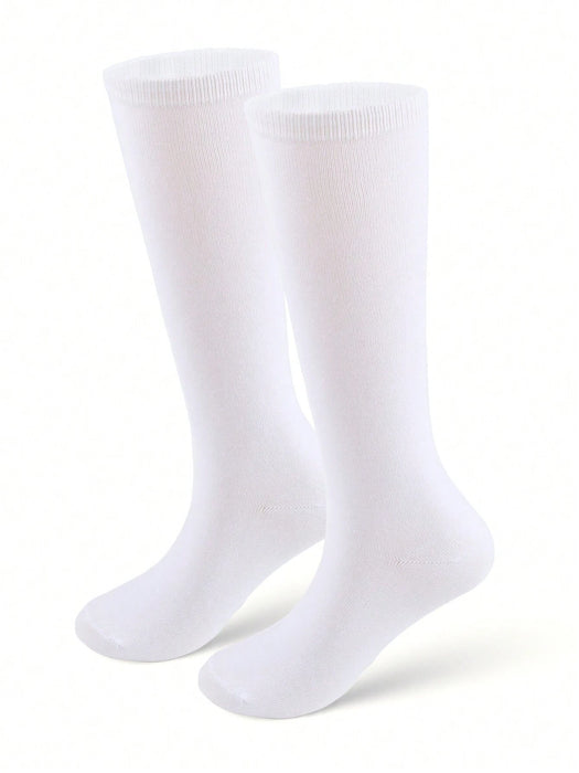 Shein 3 pares de Calcetines por encima de la rodilla para niñas