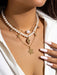 3pcs de collar con colgante de concha y estrella de mar de metal estilo bohemio - Quierox - Tienda Online