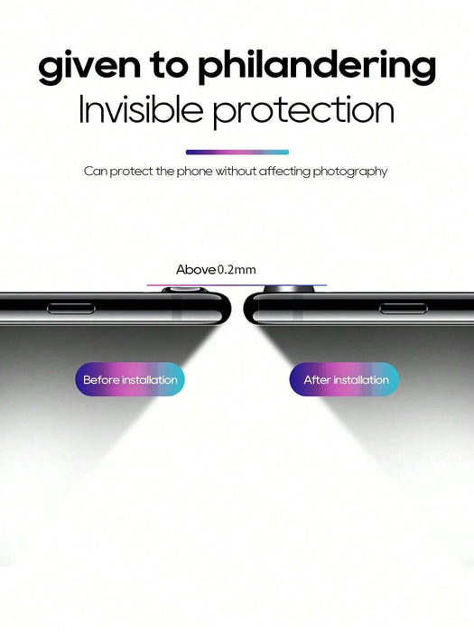 3pcs de protector de lente de vidrio templado Silver, para Iphone 14 Pro Max - Quierox - Tienda Online