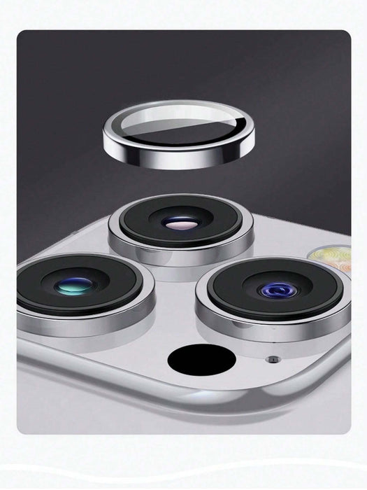 3pcs de protector de lente de vidrio templado Silver, para Iphone 14 Pro Max - Quierox - Tienda Online