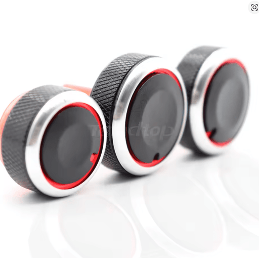 3PCS Perilla de interruptor de Control de calor de aire acondicionado de coche - Quierox - Tienda Online