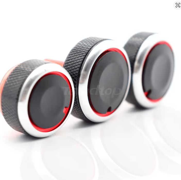 3PCS Perilla de interruptor de Control de calor de aire acondicionado de coche - Quierox - Tienda Online