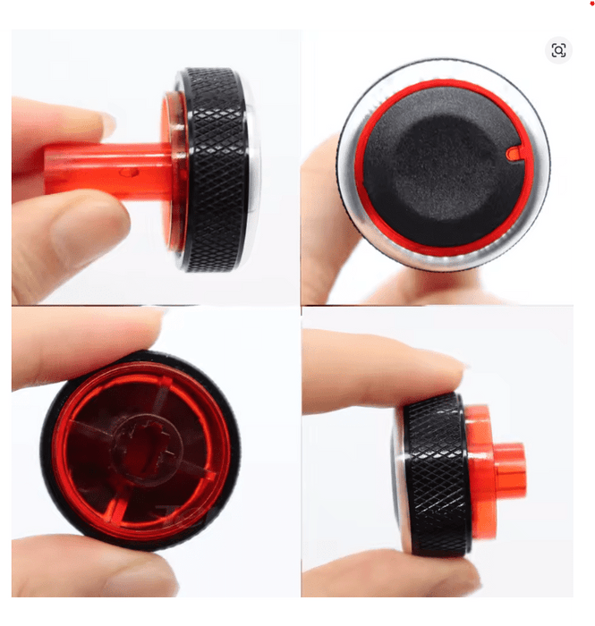3PCS Perilla de interruptor de Control de calor de aire acondicionado de coche - Quierox - Tienda Online