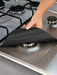4 alfombrillas negras antiaceite para estufas de gas. Alfombrilla para superficies de estufas - Quierox - Tienda Online