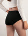 4 braguitas lisas de talle alto para mujer, de colores aleatorios - Quierox - Tienda Online