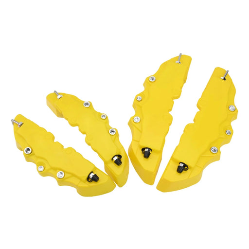 4 cubiertas de pinza de freno estilo 3D amarillas para discos de coche, delanteros y traseros - Quierox - Tienda Online