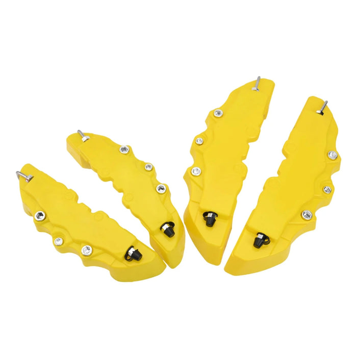 4 cubiertas de pinza de freno estilo 3D amarillas para discos de coche, delanteros y traseros - Quierox - Tienda Online