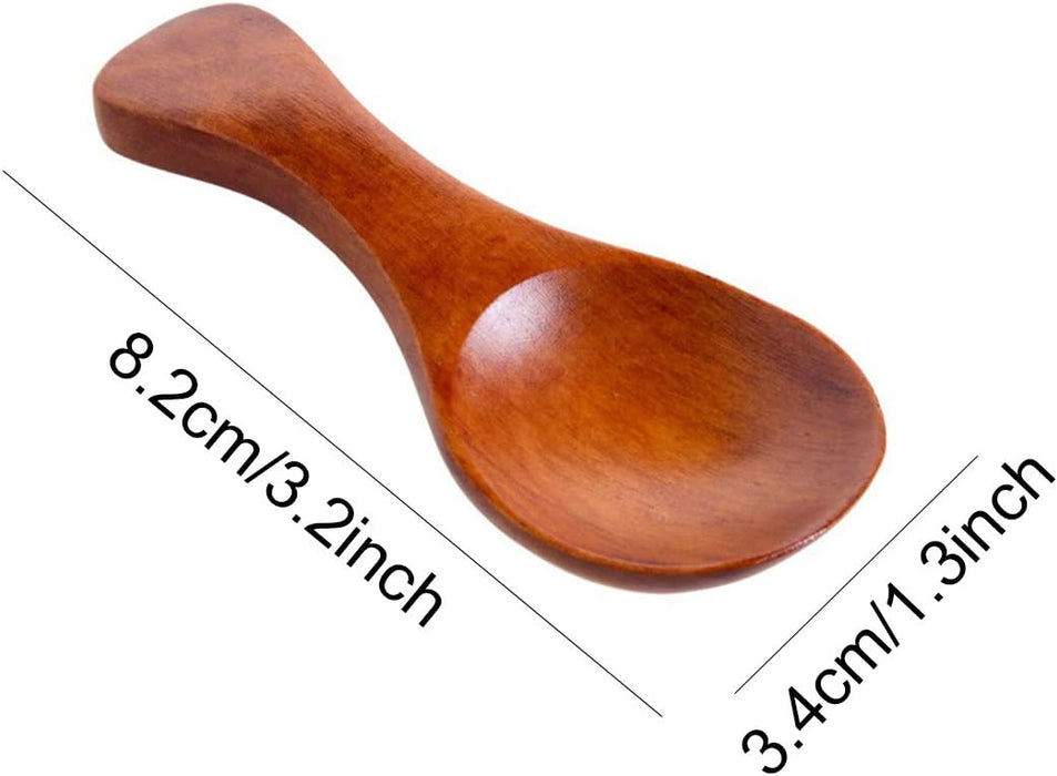 4 Cucharas Pequeñas de Madera en dos colores - Quierox - Tienda Online