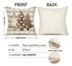 4 fundas de cojín navideñas de lino, decoración navideña, regalos navideños, fundas de almohada - Quierox - Tienda Online