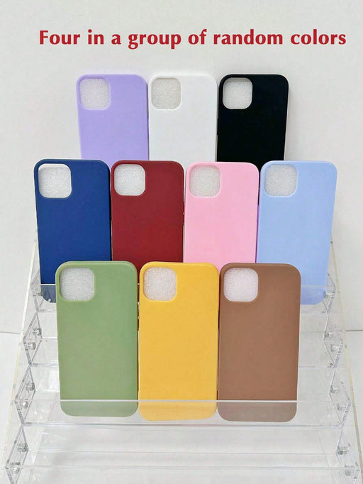4 fundas sólidas para teléfono compatibles con iPhone XR al azar - Quierox - Tienda Online