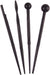 4 herramientas de plástico negro de doble cabeza para esculpir arcilla - Quierox - Tienda Online