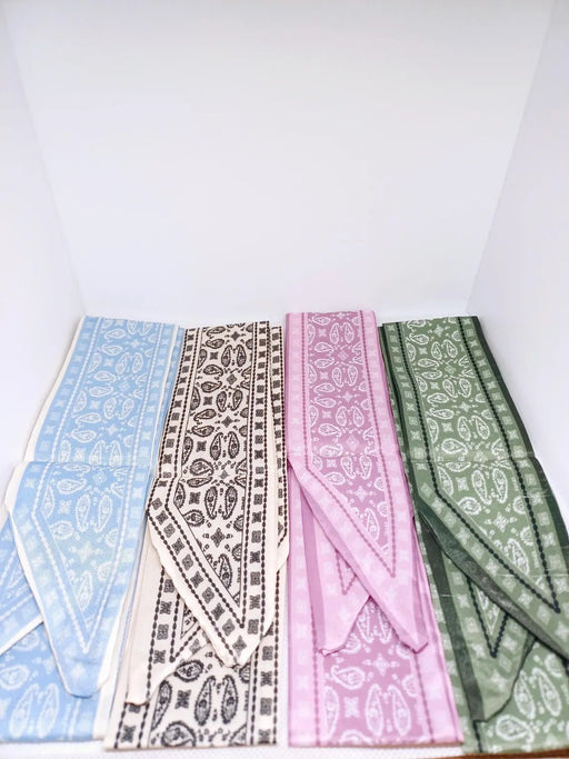 4 Pañuelos para el pelo con cinta de seda - Quierox - Tienda Online