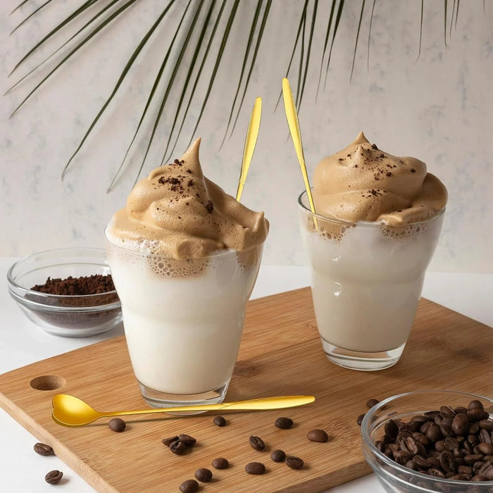 4 piezas Cucharas en forma de corazón Cucharas de postre - Quierox - Tienda Online