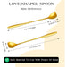 4 piezas Cucharas en forma de corazón Cucharas de postre - Quierox - Tienda Online