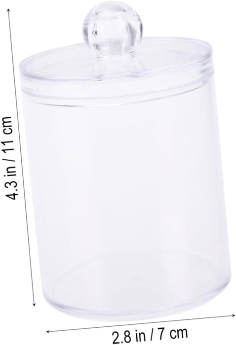 4 piezas de Organizador redondo Caja de almacenamiento Tapa Contenedor de plástico - Quierox - Tienda Online