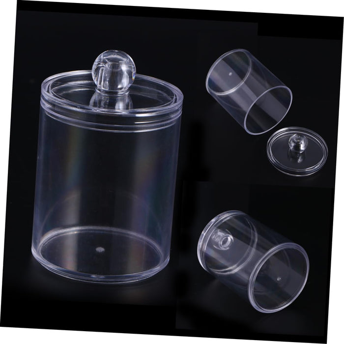 4 piezas de Organizador redondo Caja de almacenamiento Tapa Contenedor de plástico - Quierox - Tienda Online