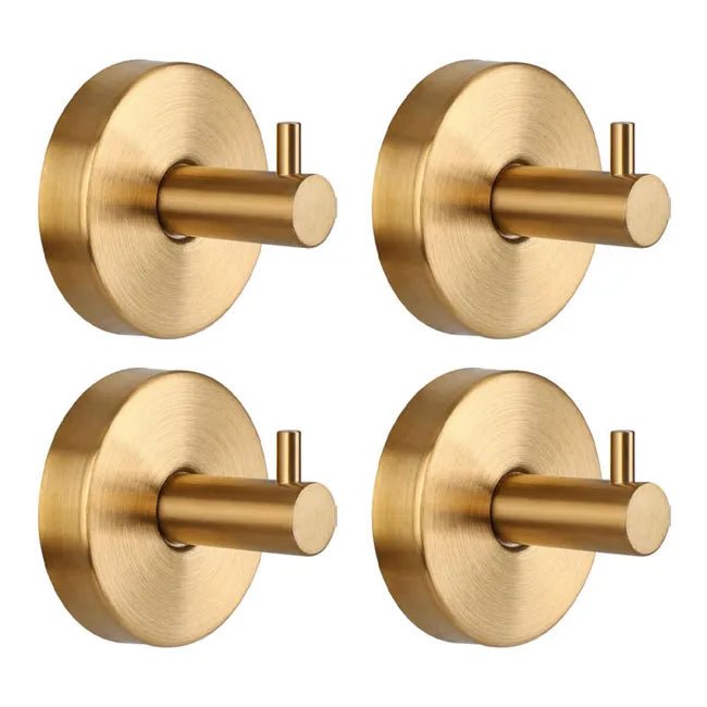 4 piezas Ganchos con ventosa para paredes de ducha de acero inoxidable - Quierox - Tienda Online