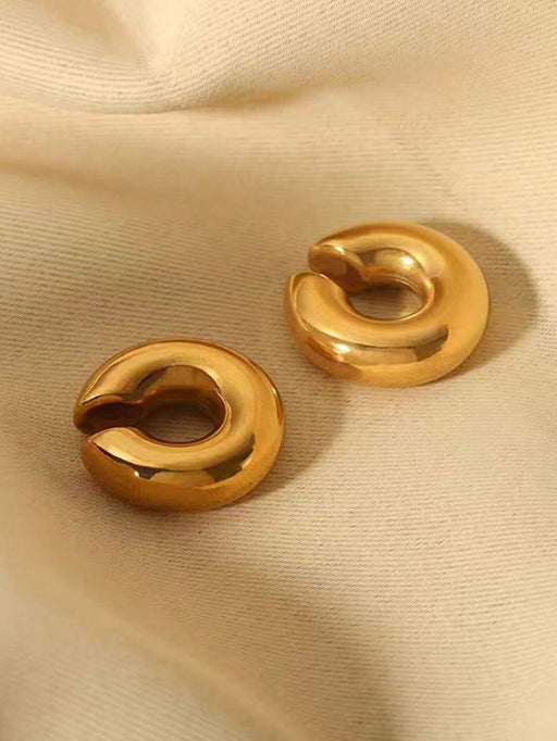 4 Piezas / Set Pendientes De Aro De Estilo Hip - hop Europeo Y Americano Exagerados - Quierox - Tienda Online