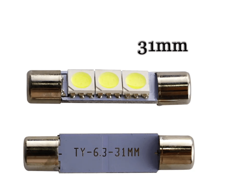 4 Uds 31MM Interior LED bombillas parasol para coche espejo de vanidad de luces - Quierox - Tienda Online