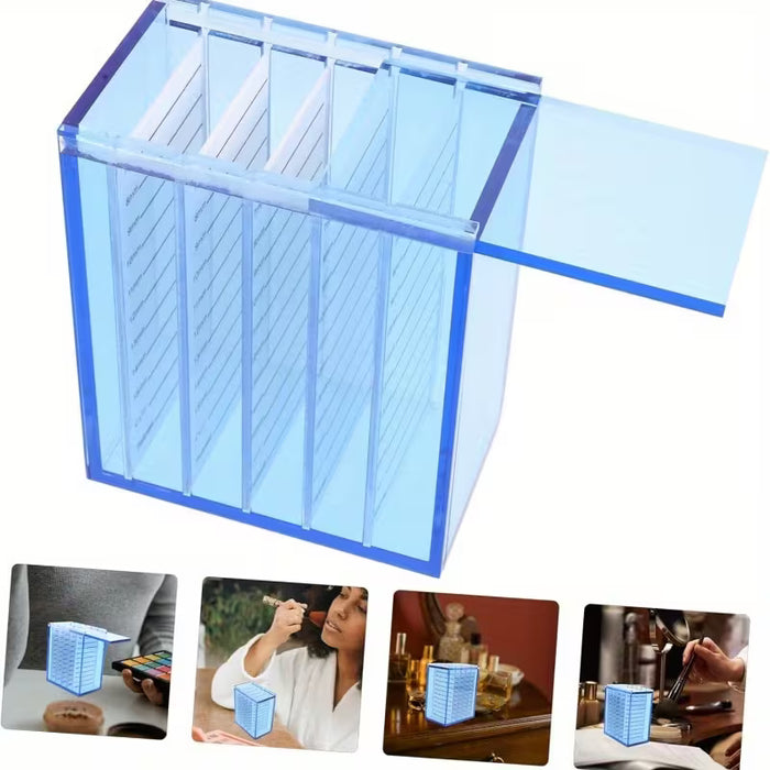 Caja de almacenamiento para extensiones de pestañas postizas de 1 pieza
