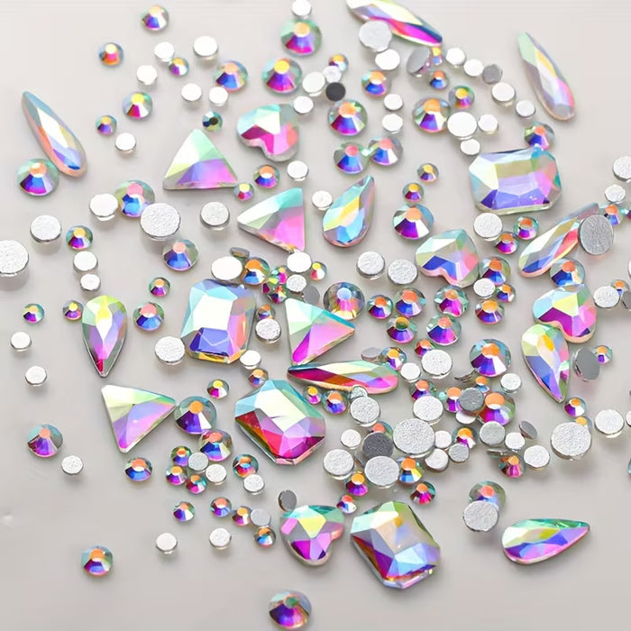 Diamantes de imitación de espalda plana para arte de uñas