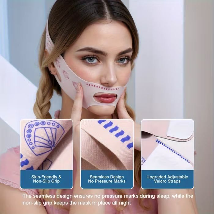 Venda Facial Pequeña para Rostro en V, Sensación Fresca