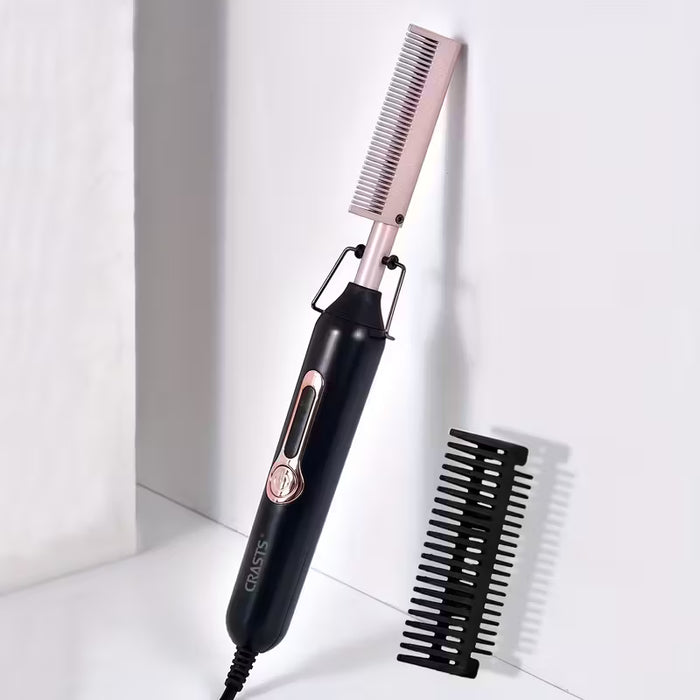 Peine Alisador Eléctrico para Peinar el Cabello, Apto para Uso en Cabello Húmedo y Seco