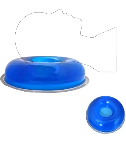 Almohadilla de gel posicionadora estilo anillo de cabeza cerrada
