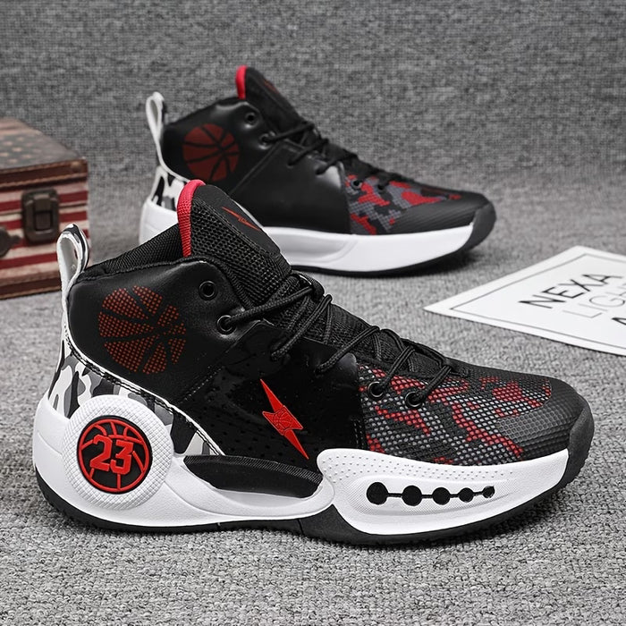 Zapatillas de baloncesto de estilo urbano a la moda para grupos modernos de hombres