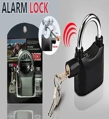 Candado antirrobo universal Bemodst con sensor de movimiento integrado, alarma de sirena de 110 dB